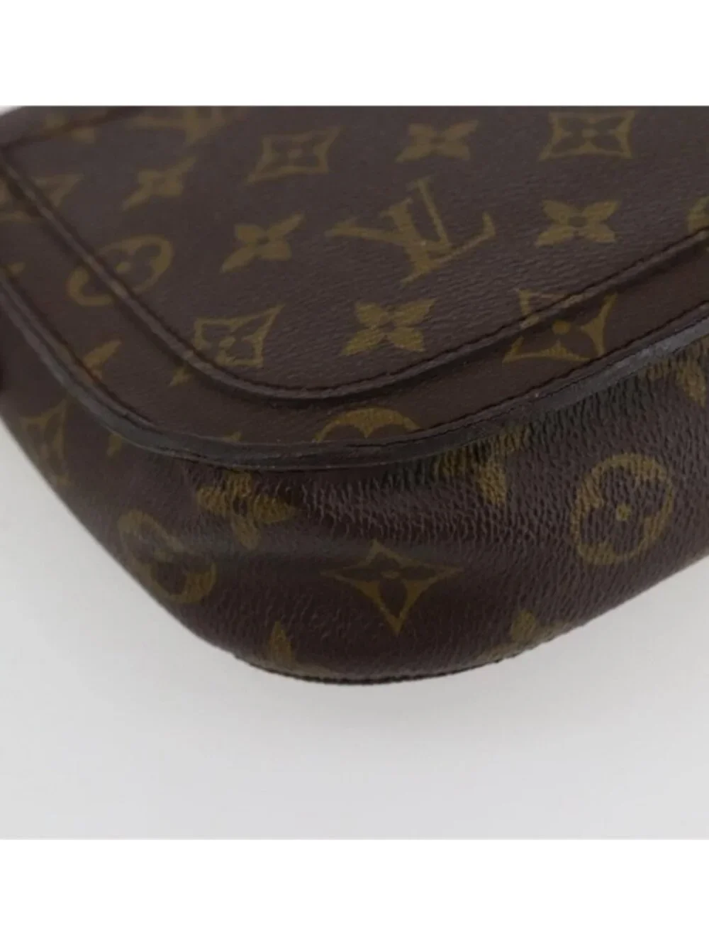 Authentic LOUIS VUITTON Monogram Saint Cloud MM Shoulder Bag M51243 LV